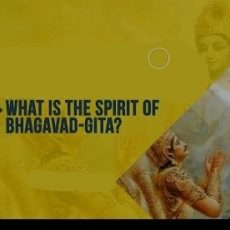 The Spirit of Bhagavad Gita The Spirit of Bhagavad Gita